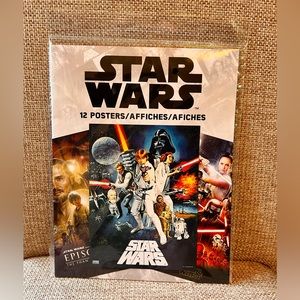 Star Wars - POSTER BOOK of 12 - 11" × 8.5" - NEW & SEALED